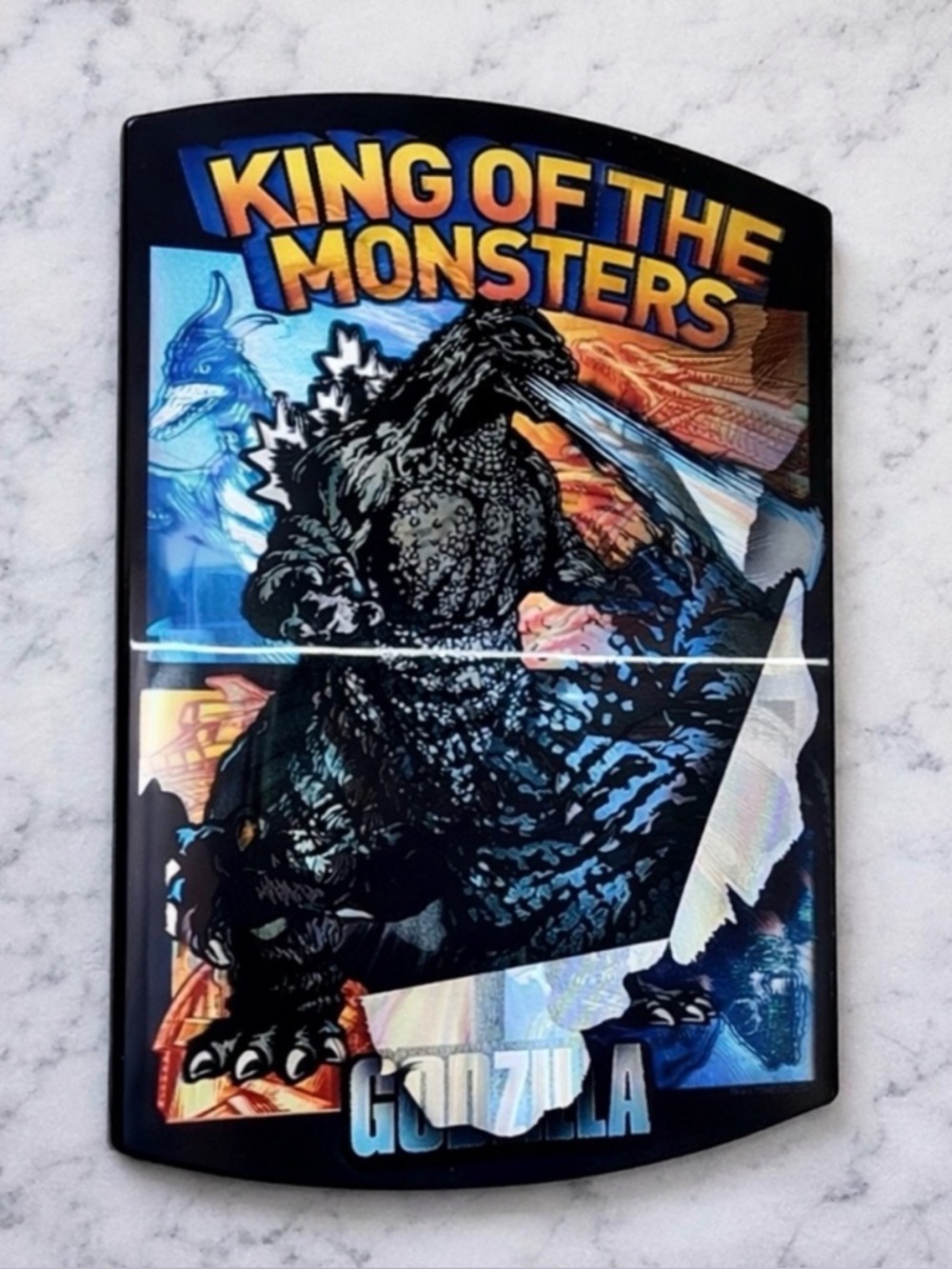 Godzilla King of the Monsters Holographic Plaque • Rare Limited Edition • 16x13